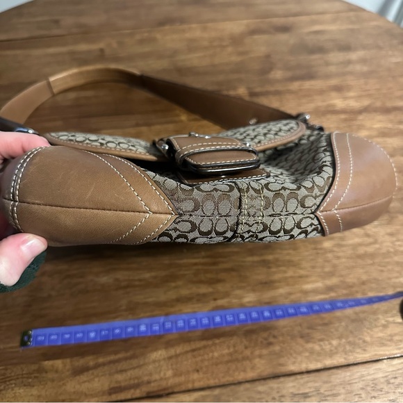 Vtg Coach Signature Soho bag Jaquard and Leather - Picture 6 of 6